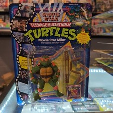 Playmates Teenage Mutant Ninja Turtles Movie Star Mike Vintage Figure 1991
