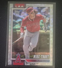 Topps 2026 Series 1 Mike Trout #350 Los Angeles Angels 75th Anniv Parallel
