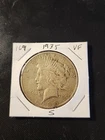 1935-S Silver Peace Dollar In Very Fine Condition