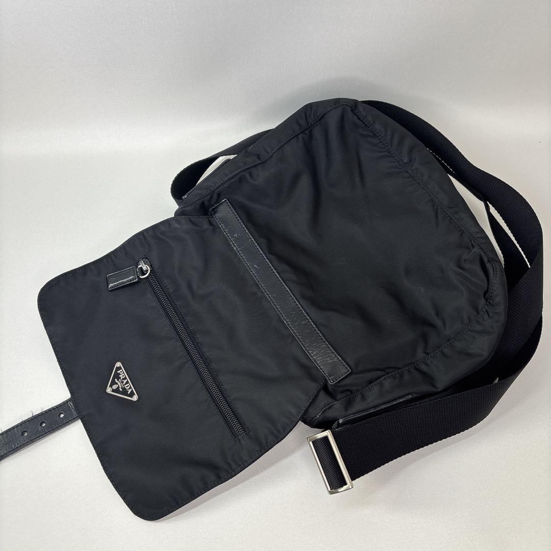 PRADA Black Shoulder Bag PRADA Crossbody thumbnail 13