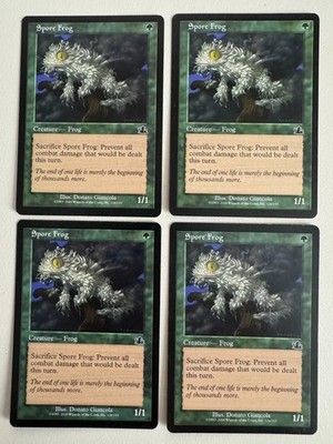 4x Spore Frog - MTG  - Prophecy - ENGL -  2000 M/NM  Common