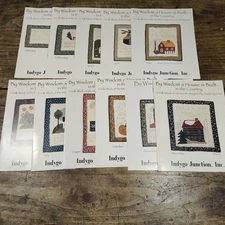 Lot 11 Indygo Junction Quilt of the Month Patterns House Is Built Prim Patterns