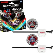 Hasbro Beyblade X Transformers Collab Optimus Prime 4-60P vs. Megatron 4-80B 8+