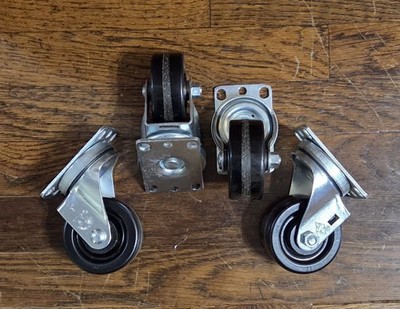 x4 LPI 3'' Swivel Casters