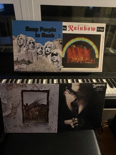 LED Zeppelin, Whitesnake Deep Purple Rainbow Vinyl Lot