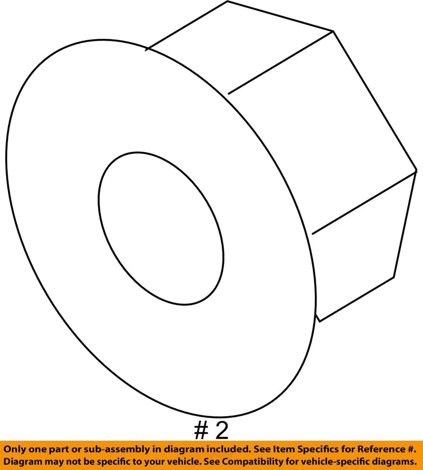 ПОДХОДИТ ДЛЯ 2004-2008 CHEVROLET AVEO AVEO5 ГАЙКА M/TRNS CONT LVR 94515343 - НОВЫЙ OEM - Изображение 3 из 3