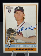 2025 Topps Heritage High Number - Real One Autos Hurston Waldrep #ROA-HW (AU,RC)