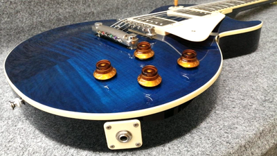 TOKAI Les Paul Standard Guitar LS-136F See Thru Blue Made in Japan