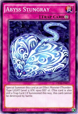 Abyss Stungray - CROS-EN077 - Common - 1st Edition - Moderately Played