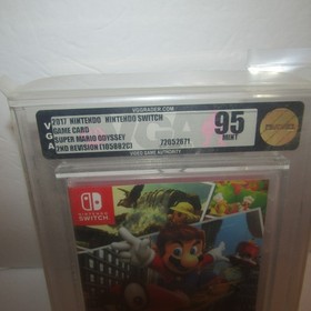 Super Mario Odyssey Brand New  Sealed Graded VGA 95 Nintendo Switch 2nd Revision