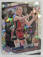2025 Panini Prizm WNBA #104 Lucy Olsen Ice Prizms