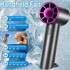 Portable Handheld Turbo Fan with Ice Cooler Rechargeable Summer Outdoor Cooling