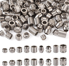 90pcs Stainless Steel Column Beads Tube Large Hole European Spacer Beads Hole...