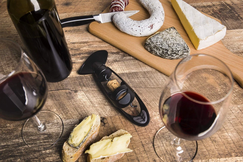 Sacacorchos Twister - Abridor de vino de fácil giro con agarre cómodo - Elimina cor... Foto 2 de 4