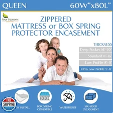 Queen Size Mattress or Box Spring Encasement (5" to 8" Depth) – L