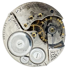 Antique 16s 1912 Elgin 7 17 Jewel Mechanical Pocket Watch Movement 387 USA