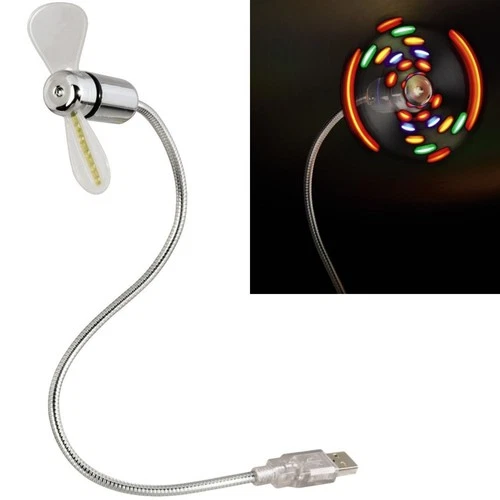 Ventilateur USB LED Mini Refroidissement Ventilateur De Table Pour PC Portable