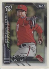 2016 Bowman Chrome Bowman Scout's Top 100 Updates Reynaldo Lopez #BSU-RL y0i