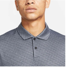 Nike Dri-Fit Men's Vapor Strip Golf Polo CU9800 451 Obsidian Various Sizes NWT