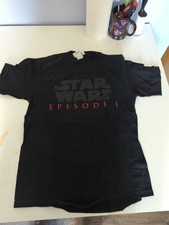 Vintage 90s STAR WARS rare official pre-production EPISODE 1 promo shirt m 1995