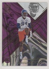 2016 Donruss Elite Elite Rookies Purple 24/25 Leonard Floyd #105 fm0