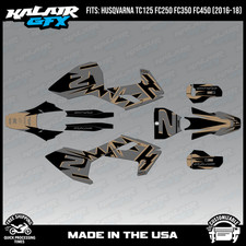 Graphics Kit for Husqvarna TC125 FC250/350/450 (2016-18) Vision - TAN