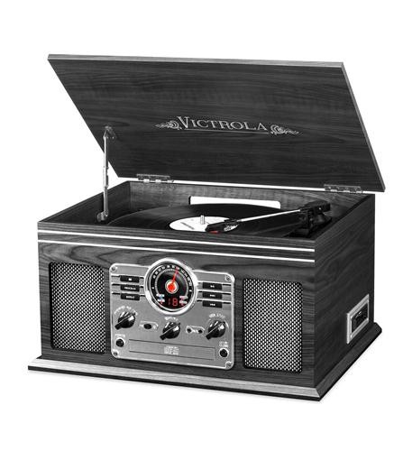 Innovative Technology INN-VTA-200B-GRY 6-in-1 Victrola Enter