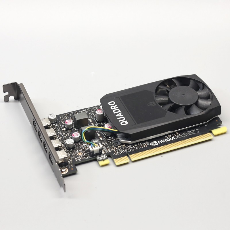 NVIDIA Quadro P1000 4GB GDDR5 Graphics Card 4x mini-Display Port Low Profile