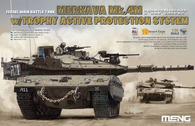 Merkava Mk.4M w/Trophy APS / 1:35 - Meng Model TS036