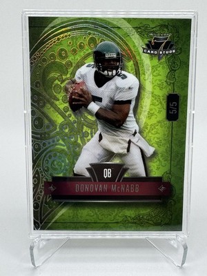 Wild Card Card Studs Donovan McNabb #7CHL-DM Serial #5/5 Football