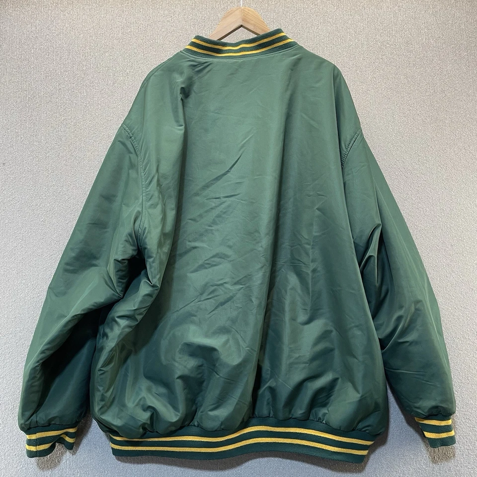 Jeff Hamilton Oakland As Bomber Varsity Jacket 6X JH Design Reversible Satin VTG - Image 4 of 4