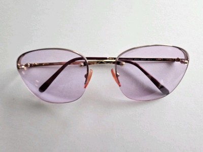 Vintage New Old Stock Escada 1133 Rimless Eyeglasses Frames 56-17-135 Gold
