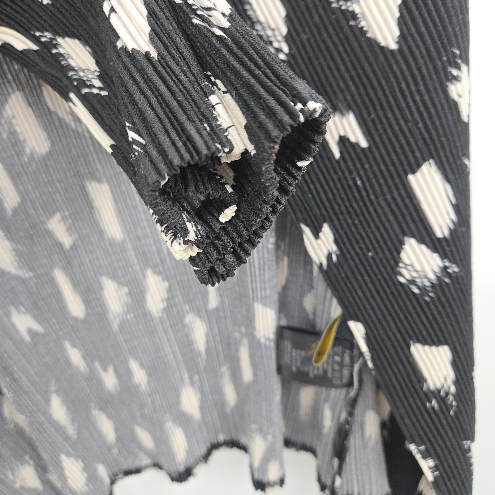 Vanite Couture Duster Jacket One Size Pleated Bla… - image 8