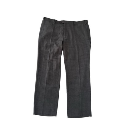 Ralph Lauren Slim Fit Trouser Pants Mens Size 40W x 30L Gray Blue Office Career