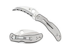 Spyderco Knives Harpy Lockback Satin Finished Stainless VG-10 Pocket Knife C08S