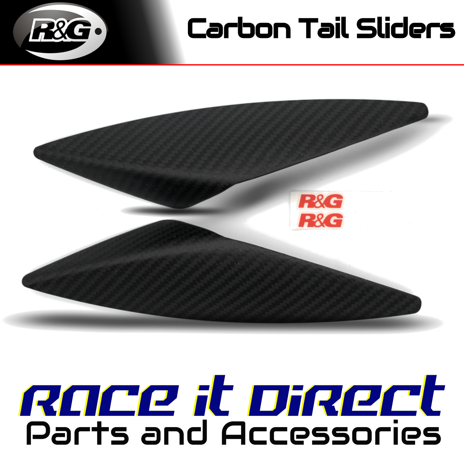 Carbon Fibre Tail Sliders for Ducati Streetfighter V4 2025-2026 R&G
