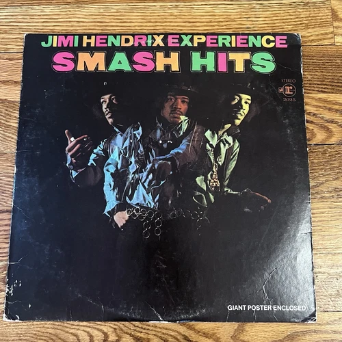 Jimi Hendrix Experience Smash Hits MS 2025 Stereo Reprise Vintage 1970 LP Vinyl