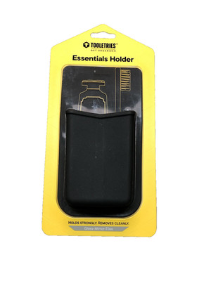 Set of 2-Tooletries The Henry Holder-Silicone-Grip,Removable & Reusable-Charcoal
