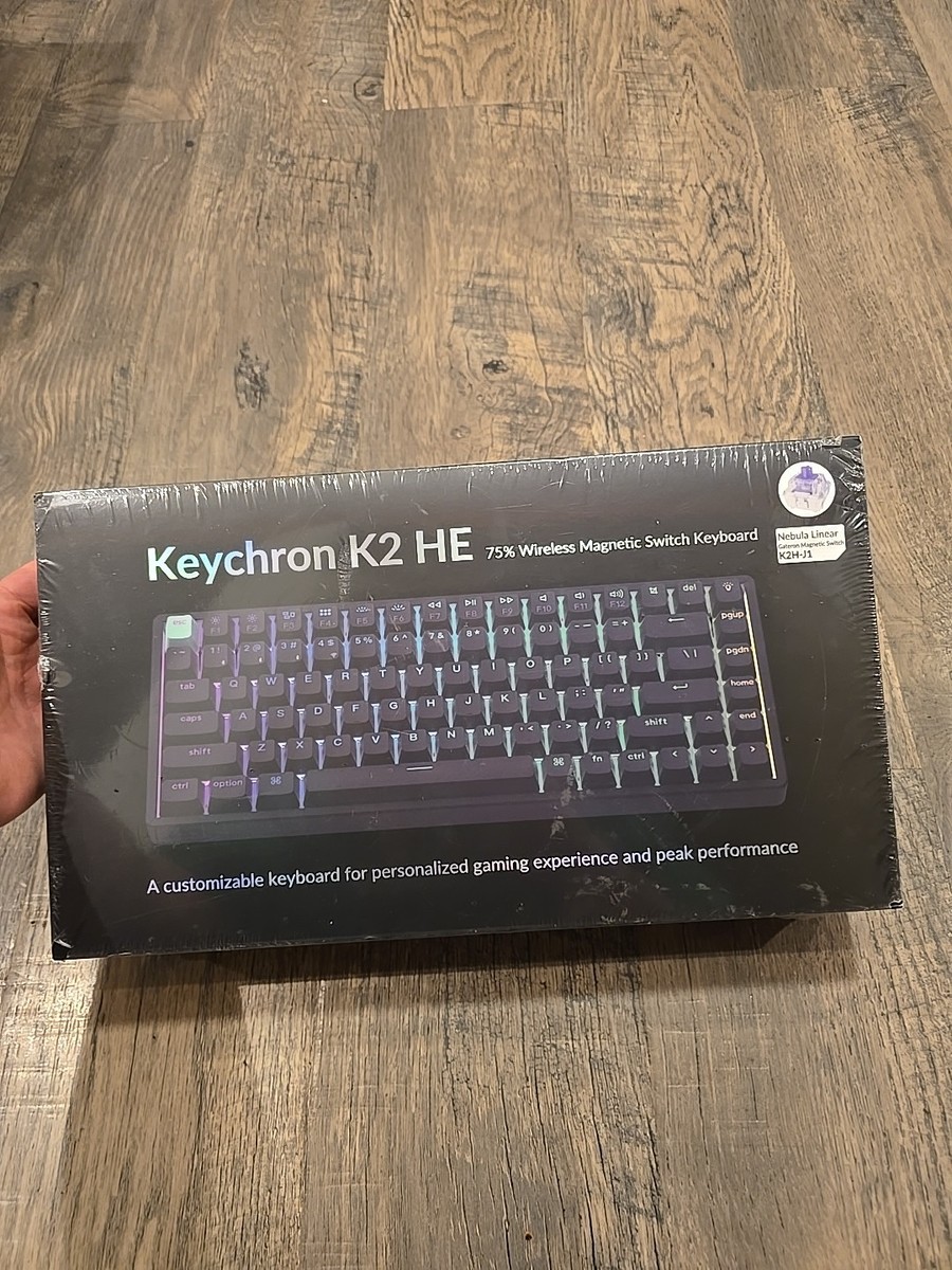 NEW Keychron K2 He 75% Wireless Magnetic Switch Keyboard | eBay