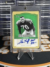 Sam Huff Auto 2012 Leaf Best of Football #BA-SH1 New York Giants HOF