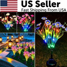 Outdoor Solar Flower Lights Garden LED Ground...