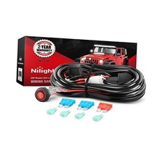 - NI-WA 02A LED Light Bar Wiring Harness Kit 12V On Off 10ft Wiring Harness