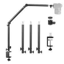 Overhead Desk Camera Mount Stand Overhead Tripod Camera Arm Rig Max. Load 6.6lbs