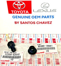 Toyota PCV Valve Sub-Assembly W/grommet GENUINE OEM PART 12204-62010 90480-18001