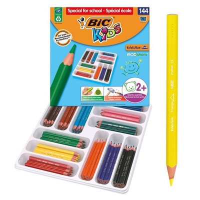 BIC Kids Evolution Triangle ECOlutions Driehoekige Kleurpotloden - Verschillende