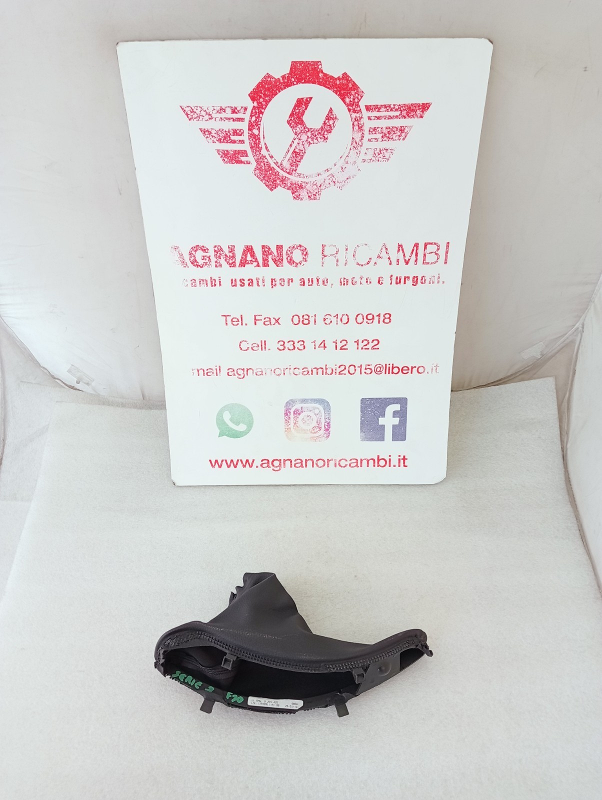cuffia leva freno a mano interno abitacolo BMW SERIE 3 F30 9235425