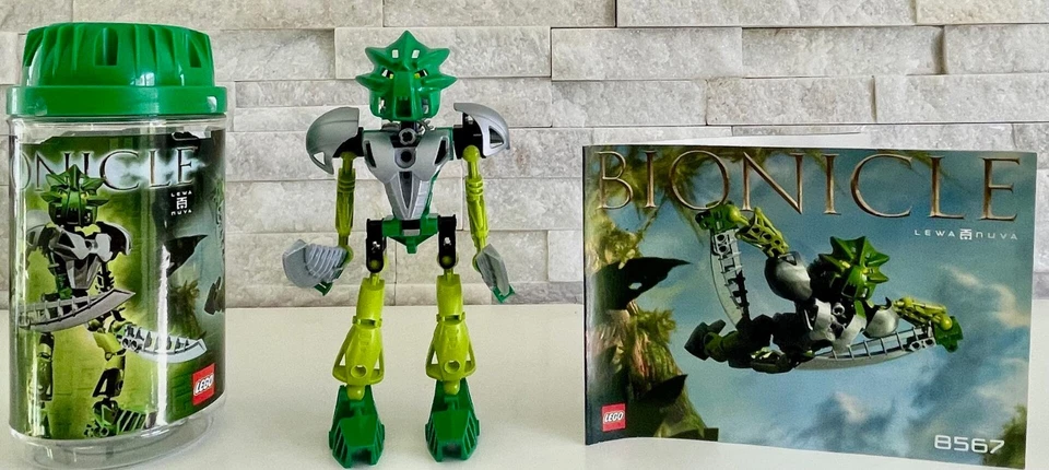 Bionicle Toa Nuva Set of 6: 8566 8567 8568 8570 8571 8572 w/Canisters & Manuals - Image 4 of 4