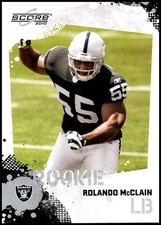 2010 Score #384 Rolando McClain - Rookie RC FREE SHIPPING!