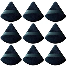 9 pcs Powder Puff Face Makeup Sponge:Powder Puff Face Triangle for Loose Powder 