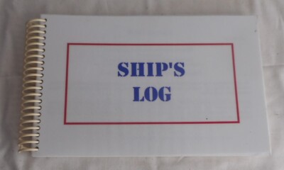 Ship's Log Book Bristol Fashion Publishing Co - NEW Spiral Bound